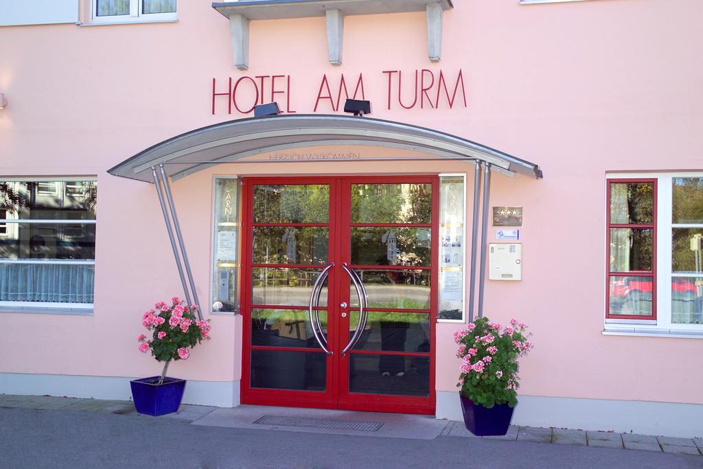 Hotel Am Turm Кауфбойрен Экстерьер фото